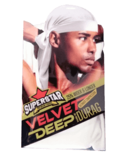 Velvet Durag White