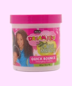 African Pride Dream Kids Olive Miracle Quick Bounce Detangling Pudding 443ml